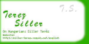 terez siller business card