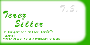 terez siller business card